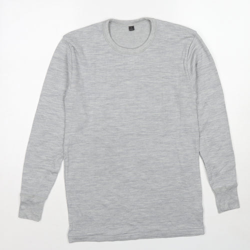Marks and Spencer Mens Grey Wool Pullover Sweatshirt Size S