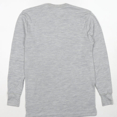 Marks and Spencer Mens Grey Wool Pullover Sweatshirt Size S