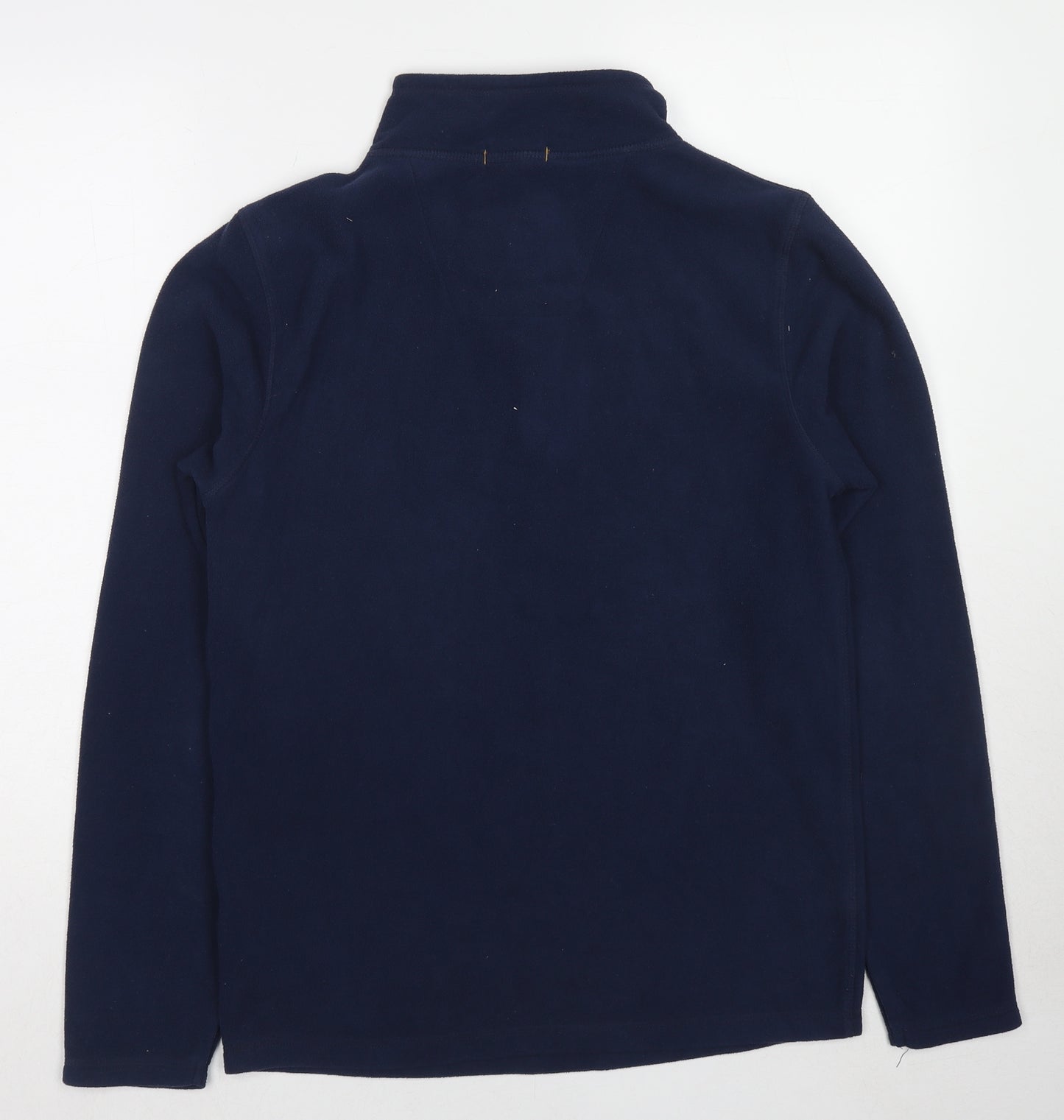 EWM Mens Blue Polyester Henley Sweatshirt Size L