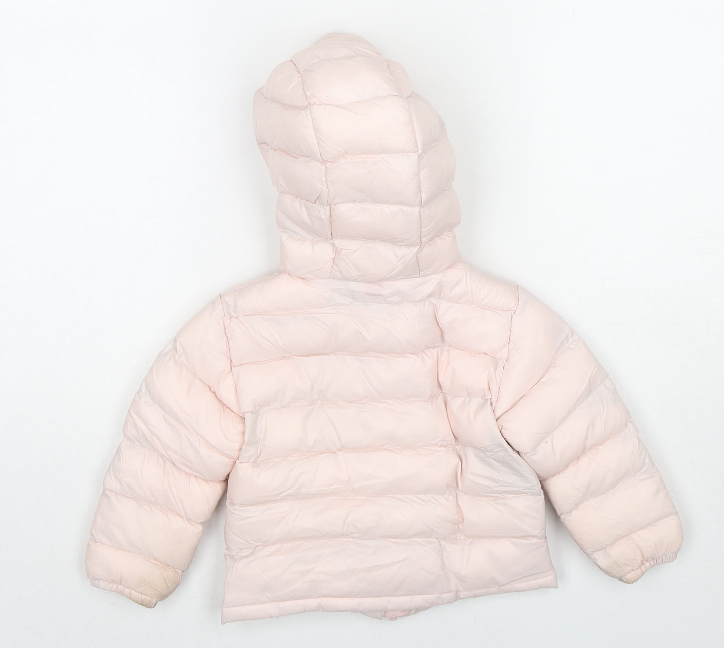 Mountain Warehouse Girls Pink Puffer Jacket Jacket Size 9-12 Months Zip