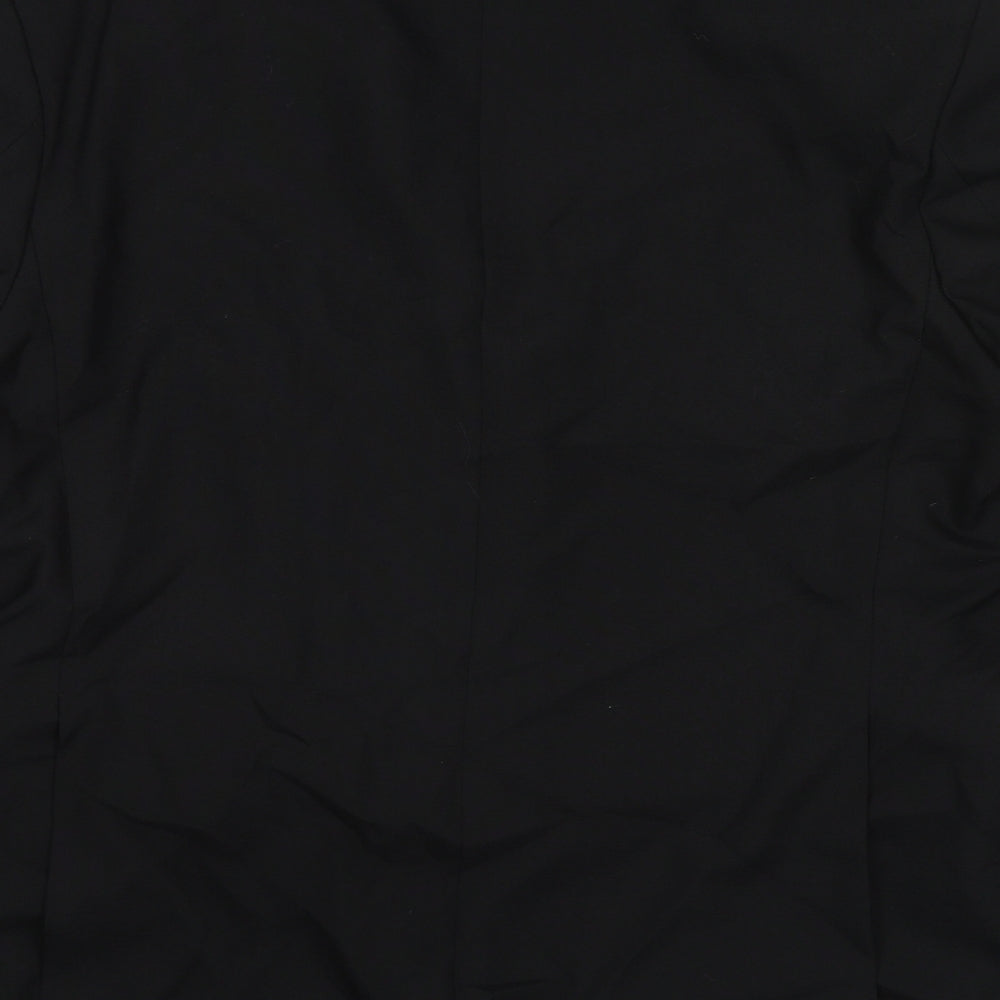 Skopes Mens Black Polyester Tuxedo Suit Jacket Size 44 Regular