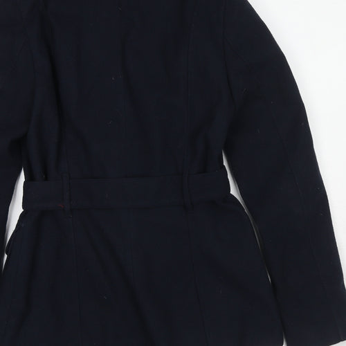 H&M Womens Blue Jacket Size 12 Button