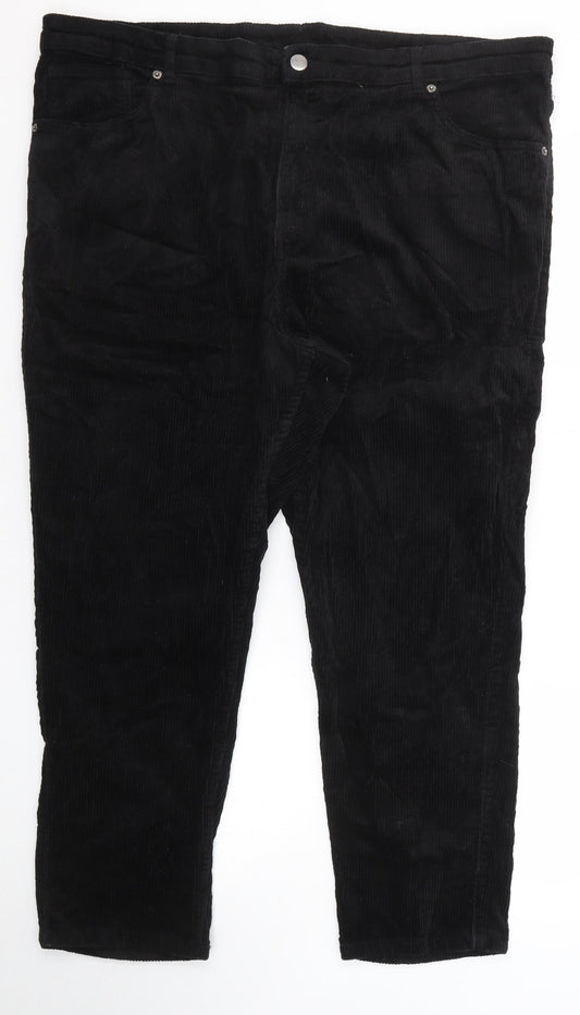 Monki Womens Black Camel Trousers Size 22 Regular Zip