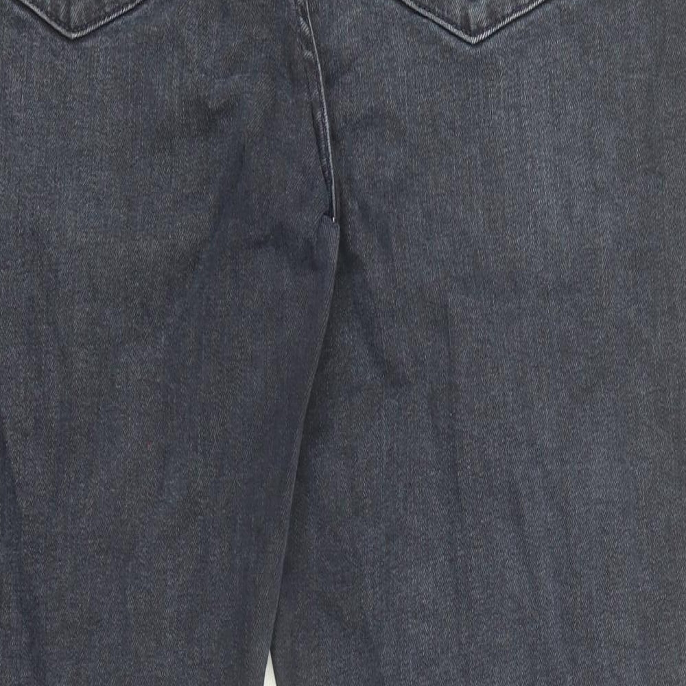 River Island Womens Blue Cotton Skinny Jeans Size 16 Regular Zip