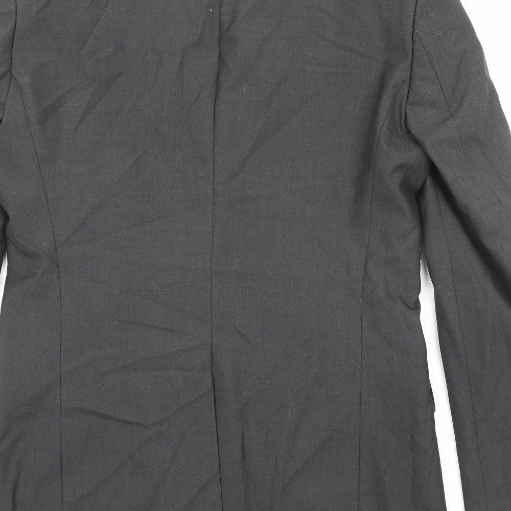 Jeff Banks Mens Grey Wool Jacket Suit Jacket Size 38 Regular