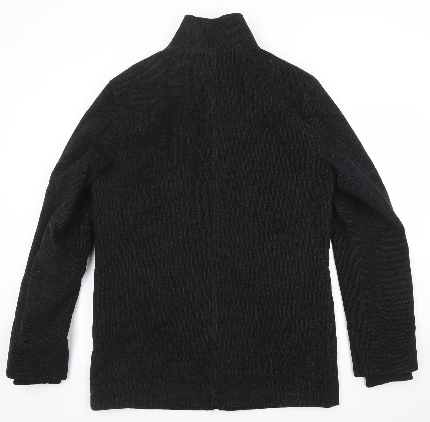 Marks and Spencer Mens Black Jacket Size M Zip