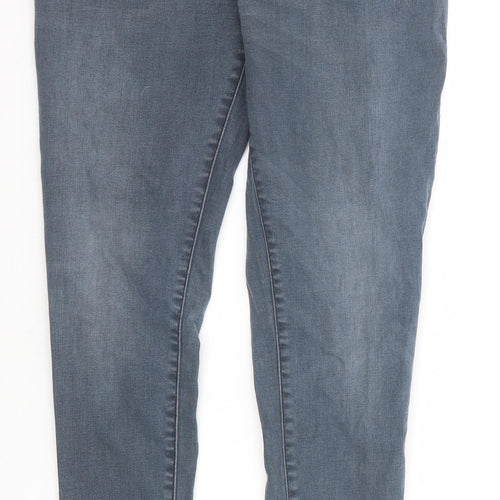 Superdry Mens Blue Cotton Skinny Jeans Size 31 in Regular Zip