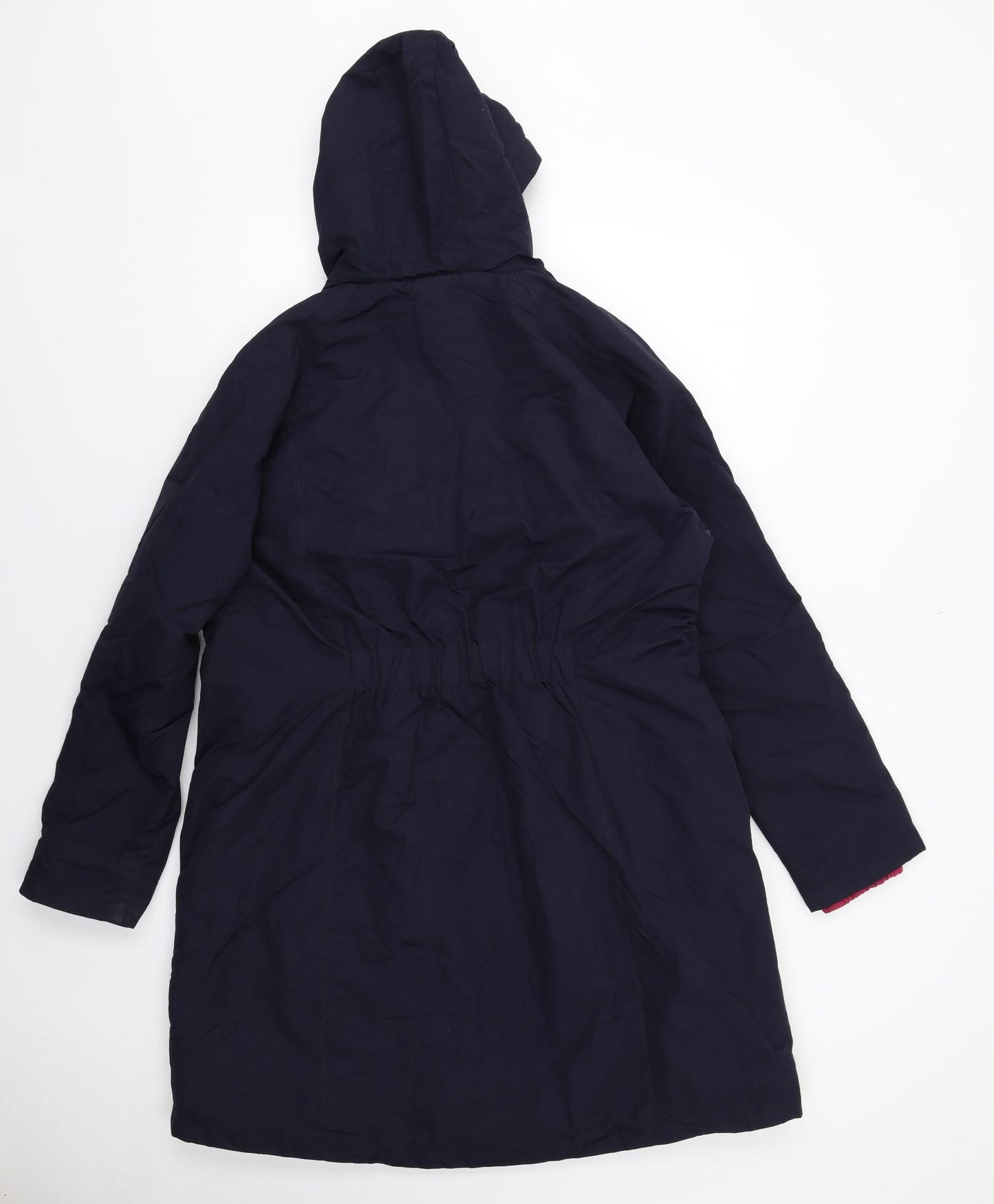 Per Una Womens Blue Parka Coat Size 16 Zip