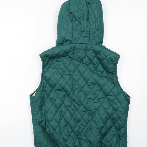South Womens Green Gilet Jacket Size 16 Zip