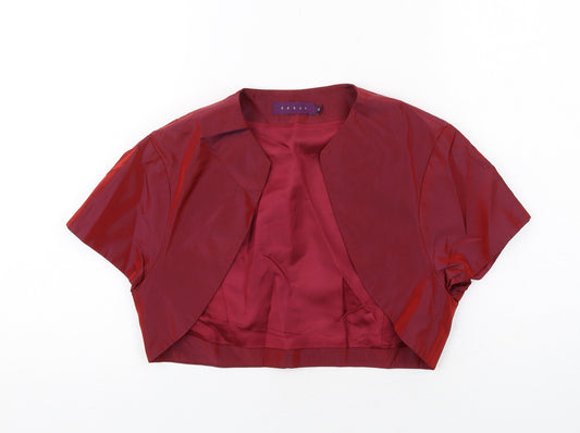 Debut Womens Red Jacket Blazer Size 10