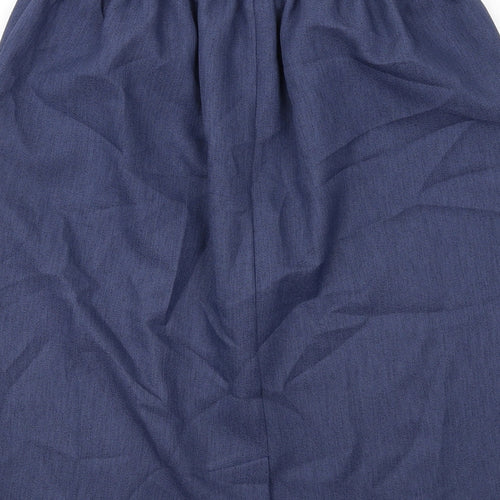 Berkertex Womens Blue Polyester A-Line Skirt Size 16
