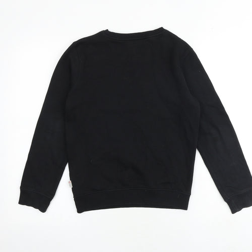 Franklin & Marshall Boys Black Cotton Pullover Sweatshirt Size 10-11 Years Pullover