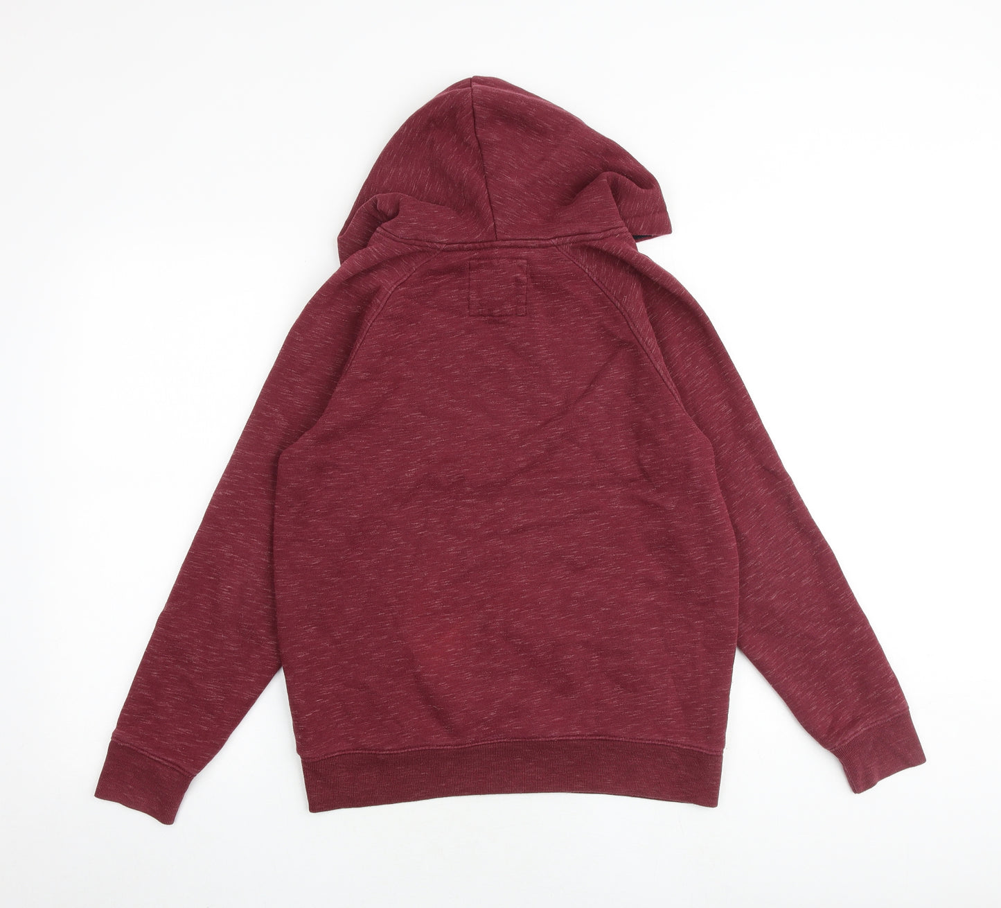 Hollister Mens Red Cotton Pullover Hoodie Size XS