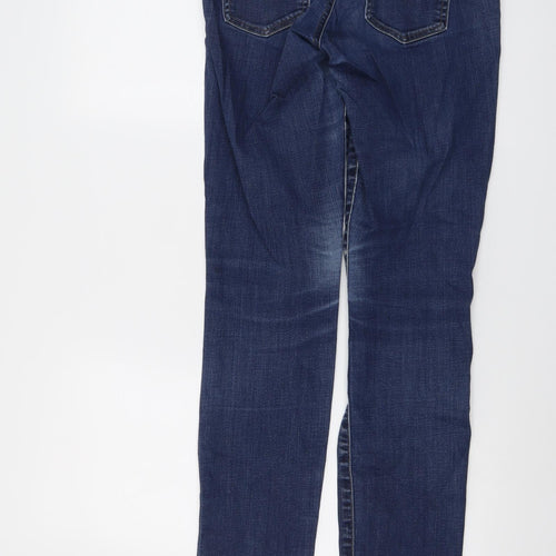 Gap Womens Blue Cotton Skinny Jeans Size 30 in L31 in Regular Button