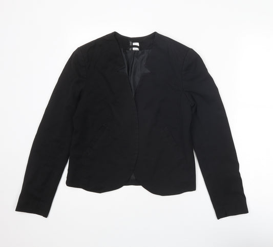 Divided by H&M Womens Black Jacket Blazer Size 14
