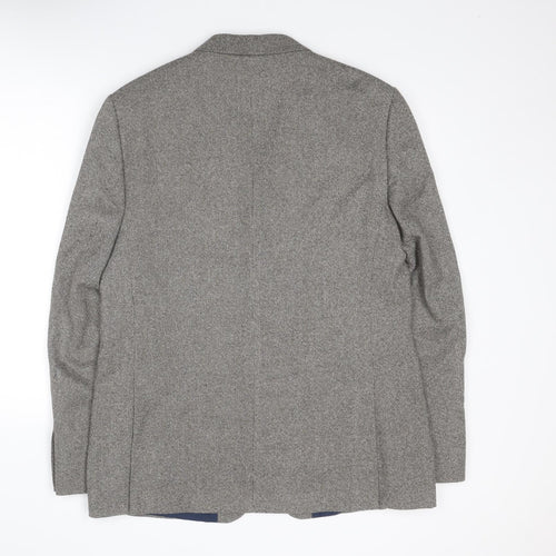 Marks and Spencer Mens Beige Polyester Jacket Blazer Size 44 Regular