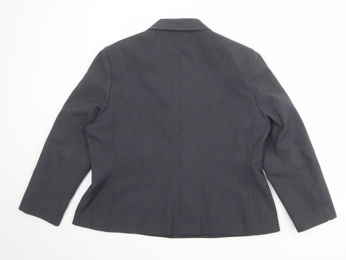 Marks and Spencer Womens Grey Polyester Jacket Suit Jacket Size 18