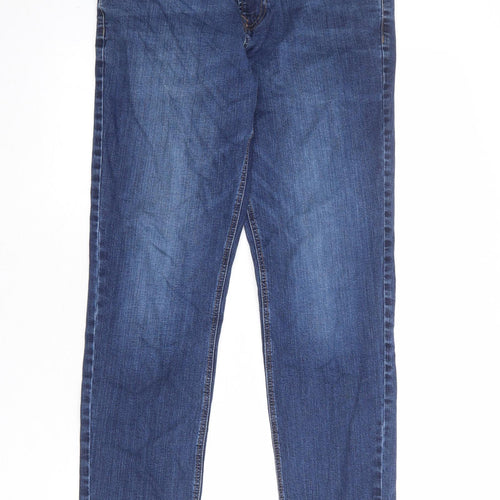 NEXT Mens Blue Cotton Skinny Jeans Size 30 in Slim Zip