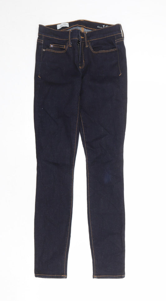 Gap Womens Blue Cotton Jegging Jeans Size 24 in Regular Zip