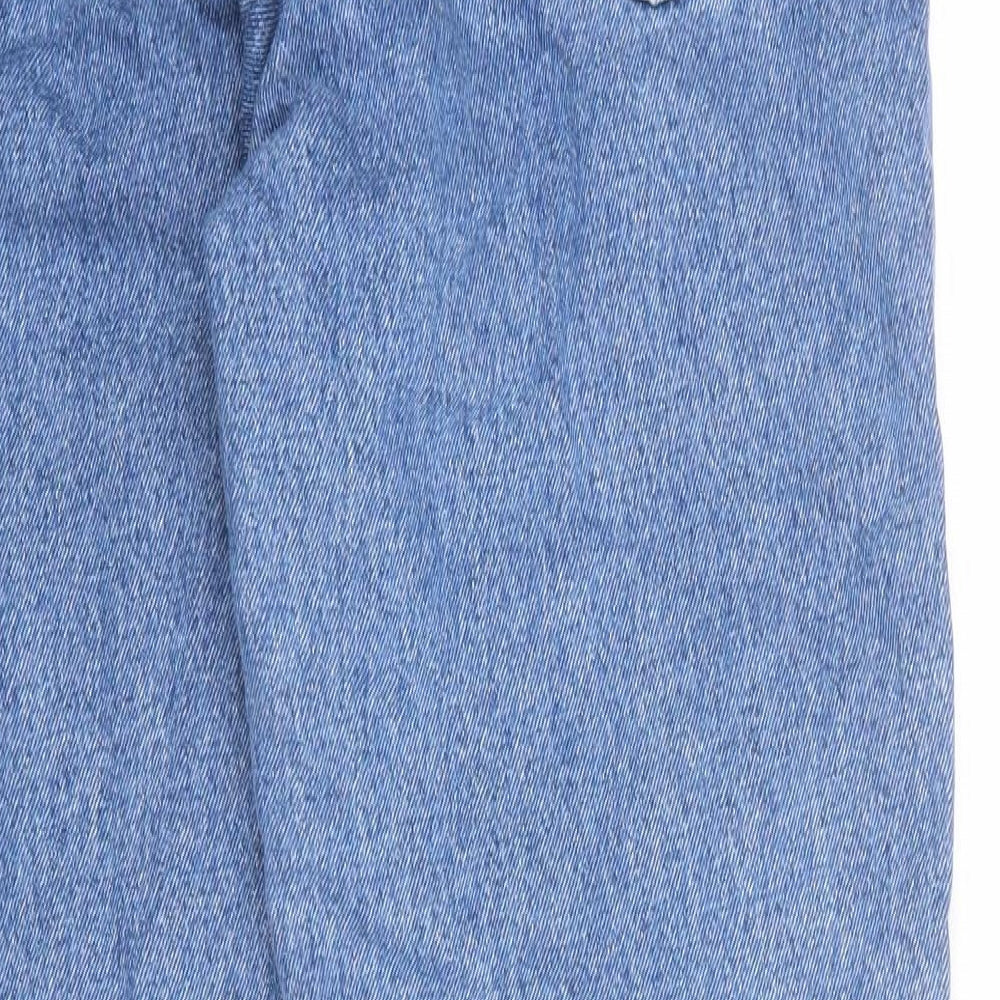 Lee Cooper Mens Blue Cotton Straight Jeans Size 30 in Regular Zip