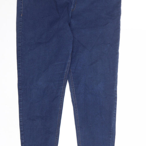 Marks and Spencer Womens Blue Cotton Jegging Jeans Size 16 Regular
