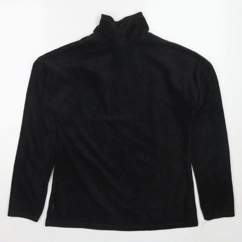 DECATHLON Womens Black Polyester Pullover Sweatshirt Size M Pullover