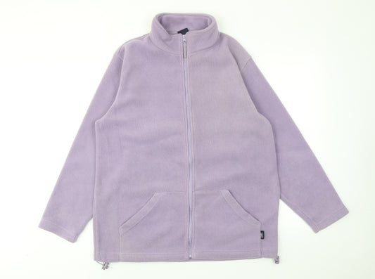 Cotton Traders Womens Purple Jacket Size M Zip