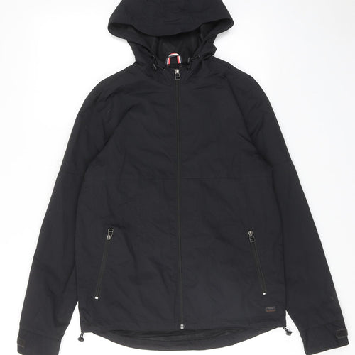 //Produkt Mens Black Windbreaker Jacket Size S Zip