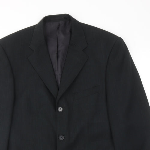 West Brook Mens Grey Polyester Jacket Suit Jacket Size 40 Regular
