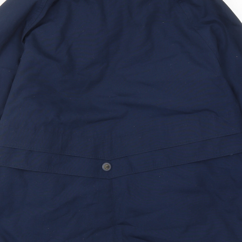 St. Bernard Womens Blue Jacket Size 12 Zip