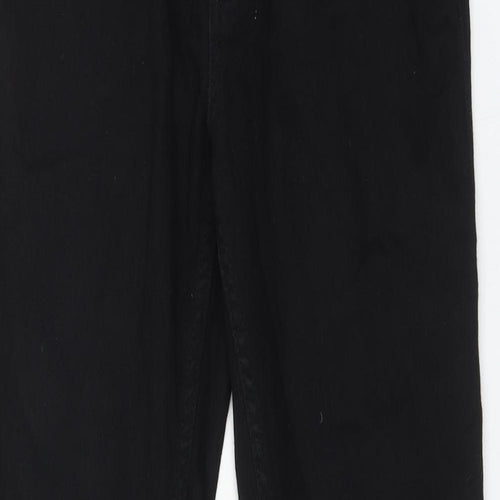 Whistles Womens Black Cotton Skinny Jeans Size 26 in Regular Zip