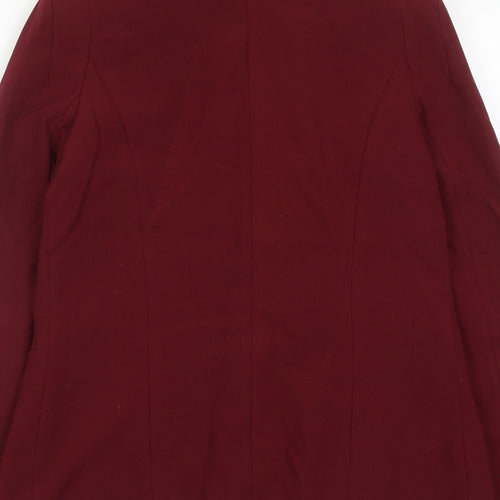River Island Womens Red Jacket Blazer Size 10 Button