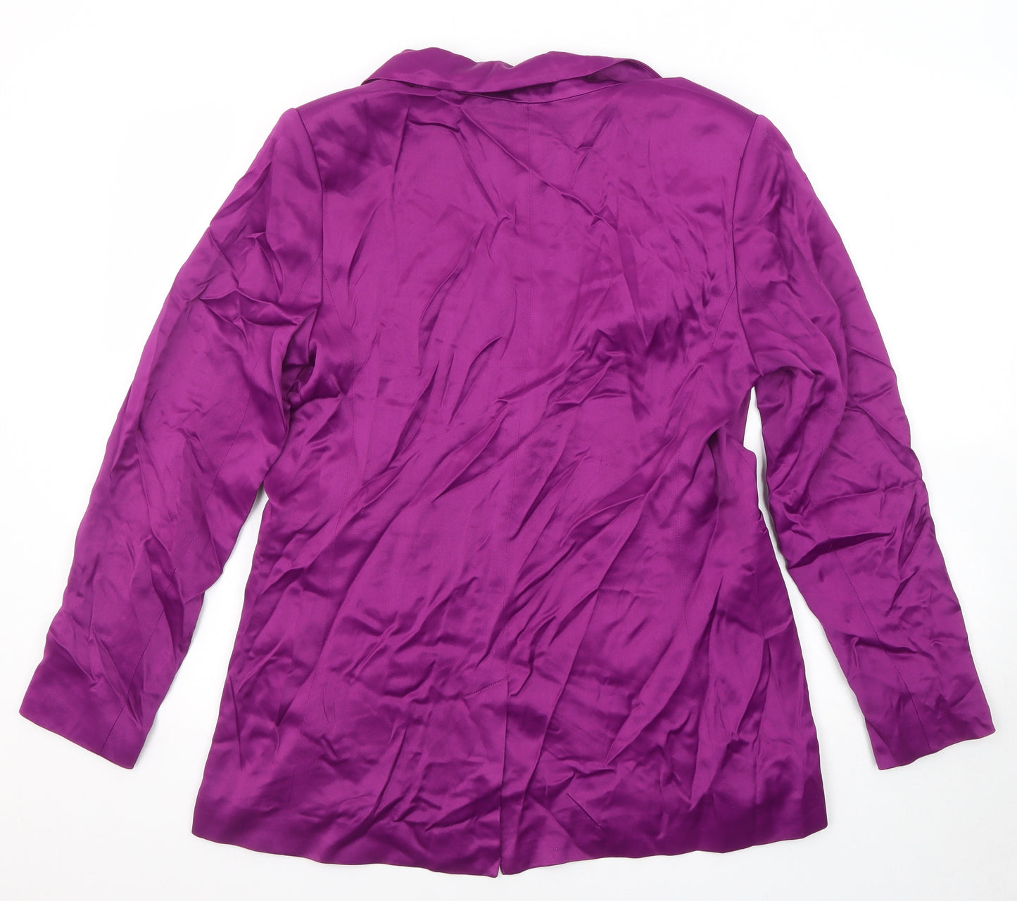 Marks and Spencer Womens Purple Viscose Jacket Suit Jacket Size 12
