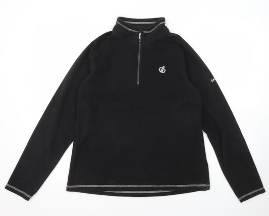 Dare 2B Womens Black Polyester Pullover Sweatshirt Size 12 Zip