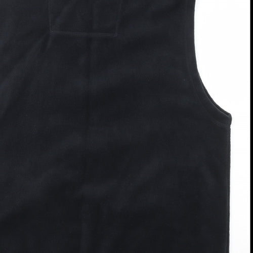 EWM Mens Black Gilet Jacket Size XL Zip
