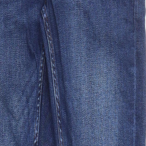 Denim & Co. Mens Blue Polyester Skinny Jeans Size 34 in L34 in Regular Zip