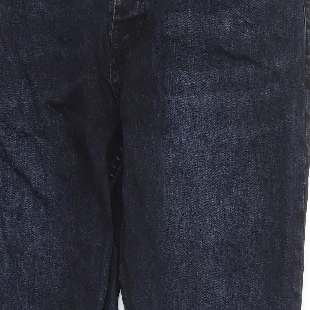 Denim & Co. Mens Blue Cotton Skinny Jeans Size 36 in L30 in Regular Zip