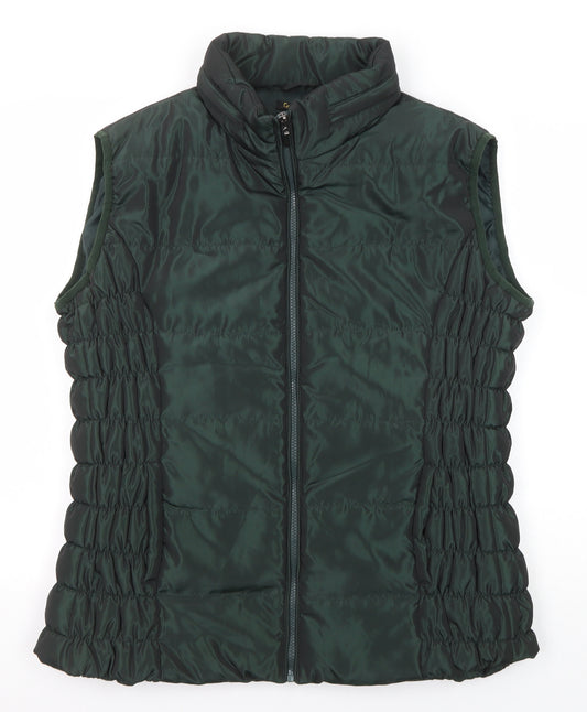 Grenoville Womens Green Gilet Jacket Size 18 Zip