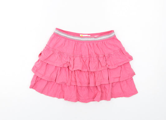 Boden Girls Pink Cotton Mini Skirt Size 9-10 Years Regular Pull On