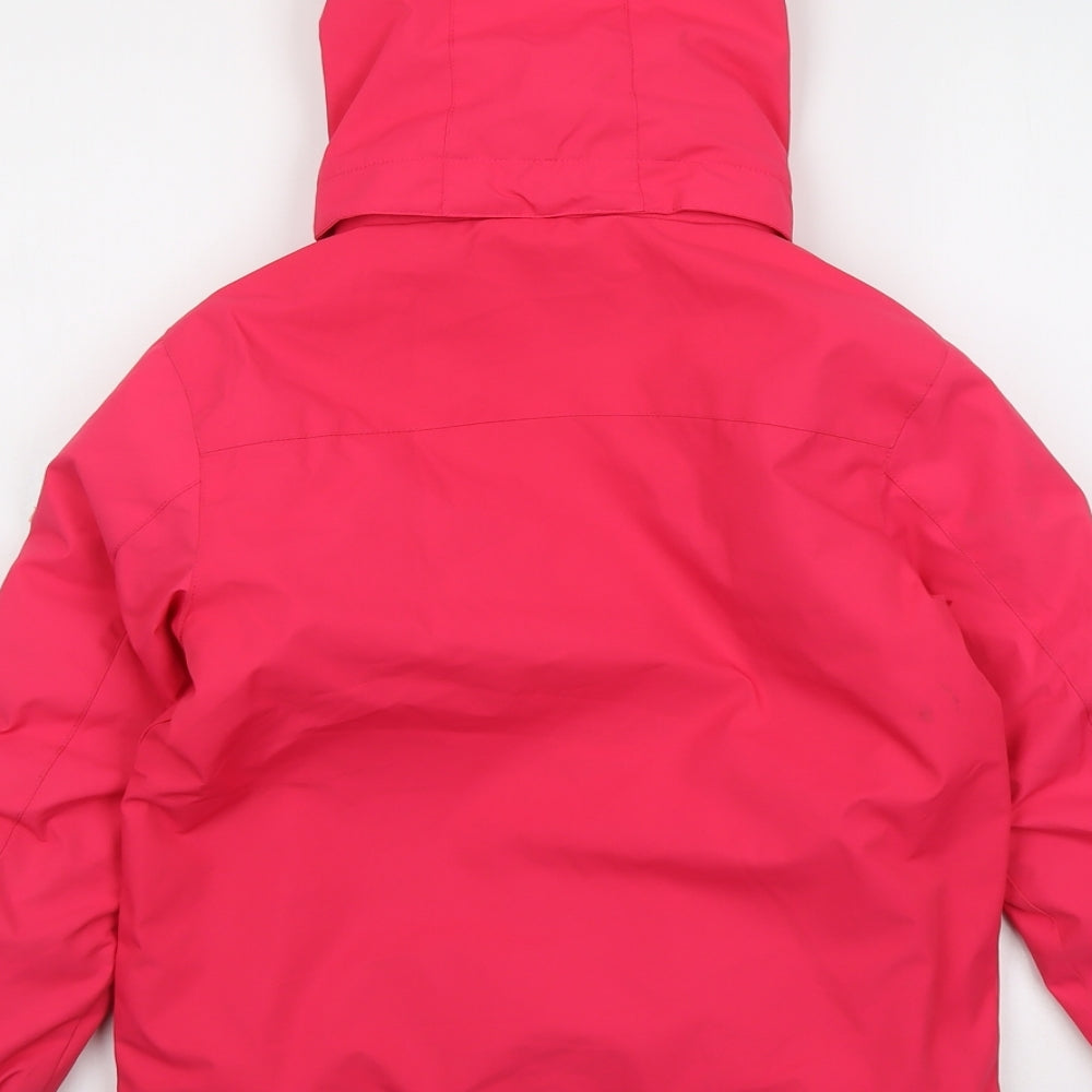 McKINLEY Girls Pink Windbreaker Jacket Size 8-9 Years Zip
