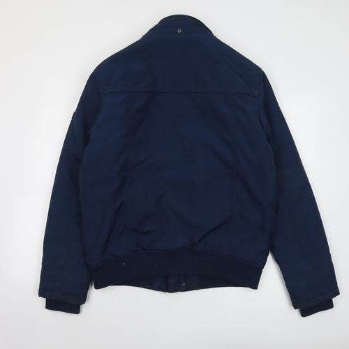 Tommy Hilfiger Mens Blue Bomber Jacket Jacket Size M Zip