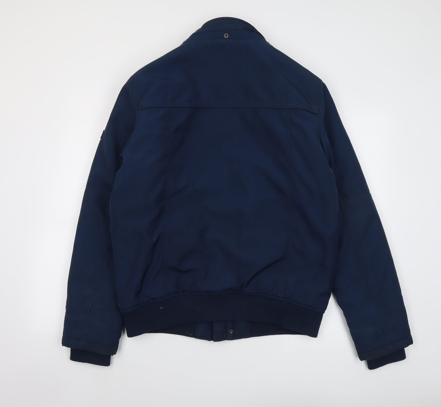 Tommy Hilfiger Mens Blue Bomber Jacket Jacket Size M Zip