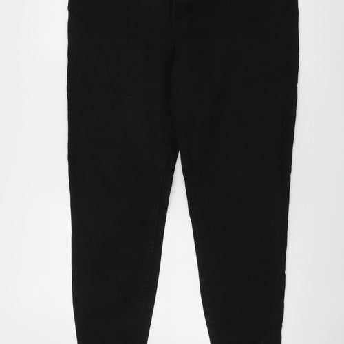 Denim & Co. Womens Black Cotton Jegging Jeans Size 20 L27 in Regular Button