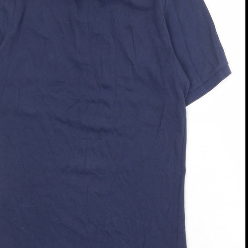 Nike Mens Blue 100% Cotton Polo Size XS Collared Button