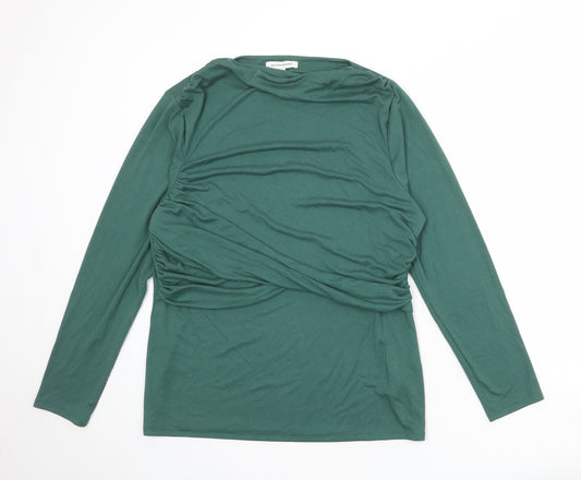 Autograph Womens Green Modal Basic T-Shirt Size 20 Round Neck