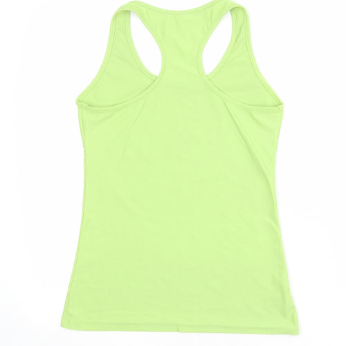 Denchi Womens Green Polyester Pullover Tank Size S Scoop Neck Pullover