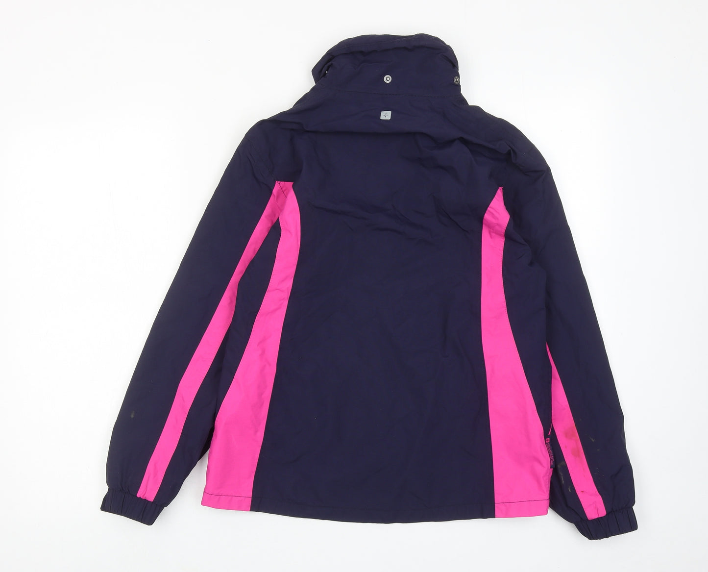 Mountain Warehouse Girls Pink Colourblock Windbreaker Jacket Size 11-12 Years Zip