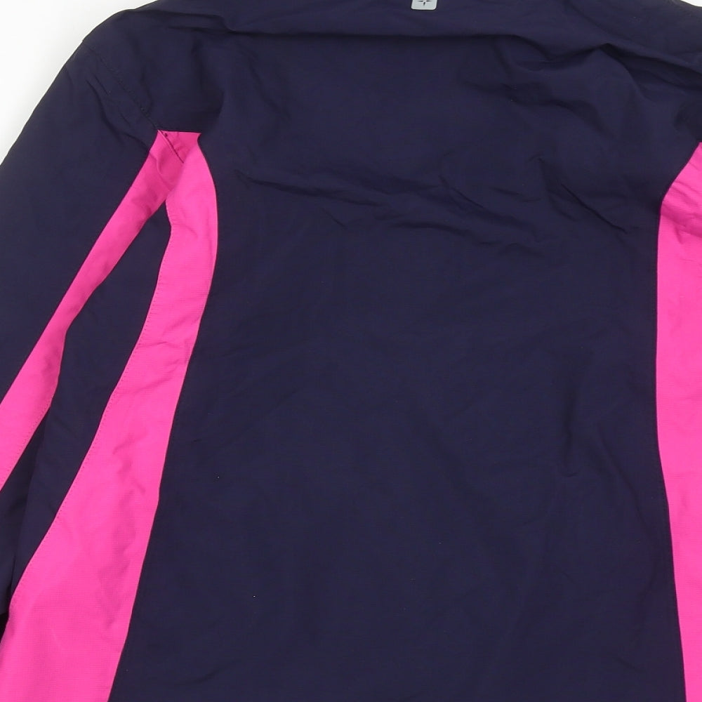 Mountain Warehouse Girls Pink Colourblock Windbreaker Jacket Size 11-12 Years Zip