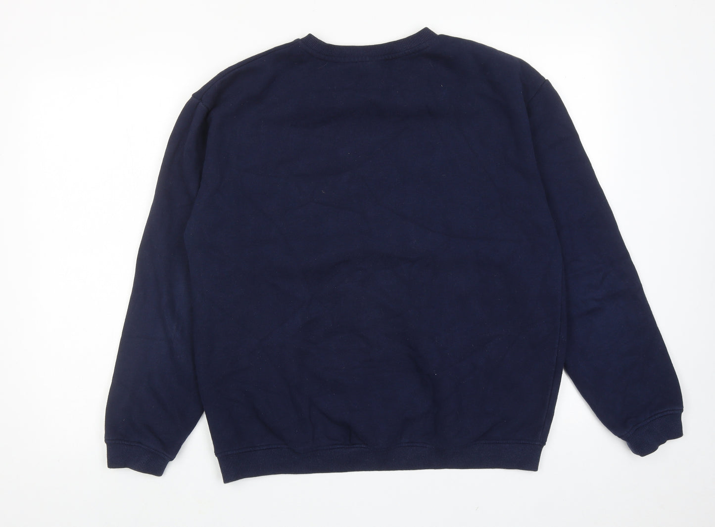 ellesse Womens Blue Cotton Pullover Sweatshirt Size 14 Pullover