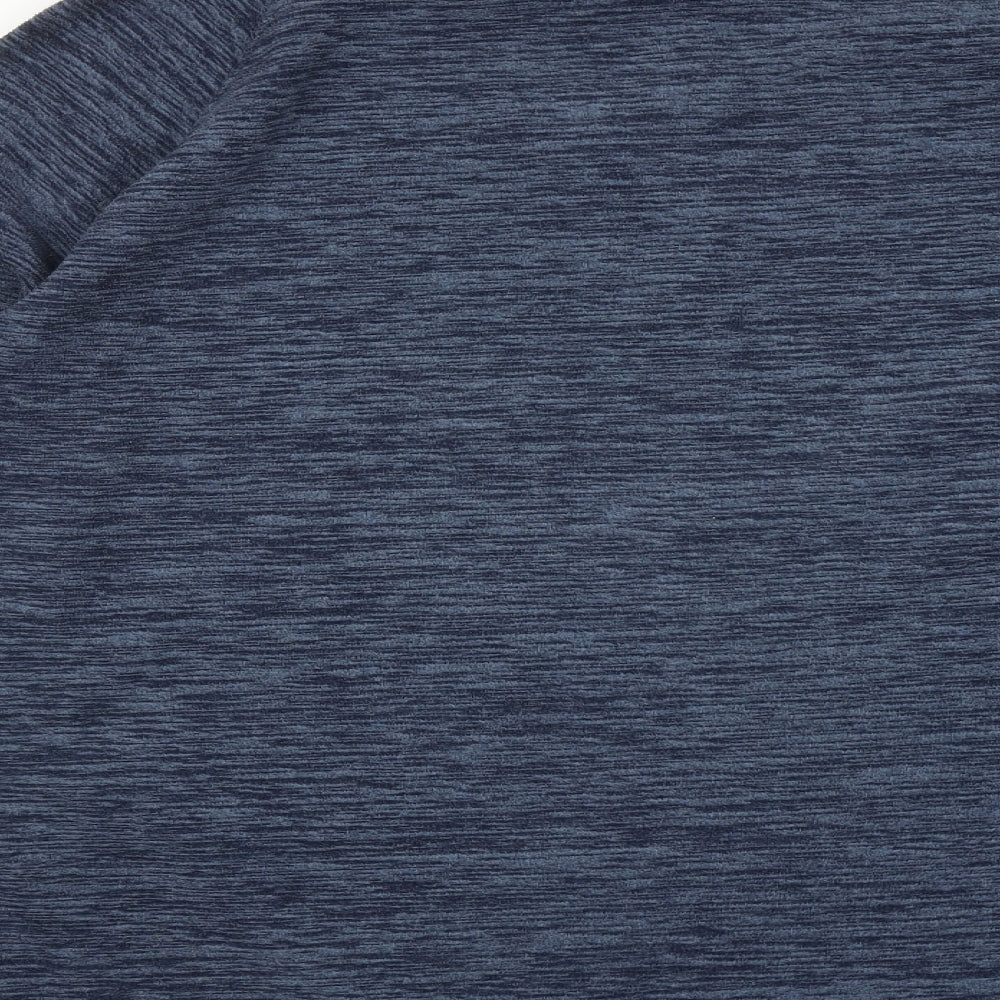 Mountain Warehouse Mens Blue Polyester Henley Sweatshirt Size XL